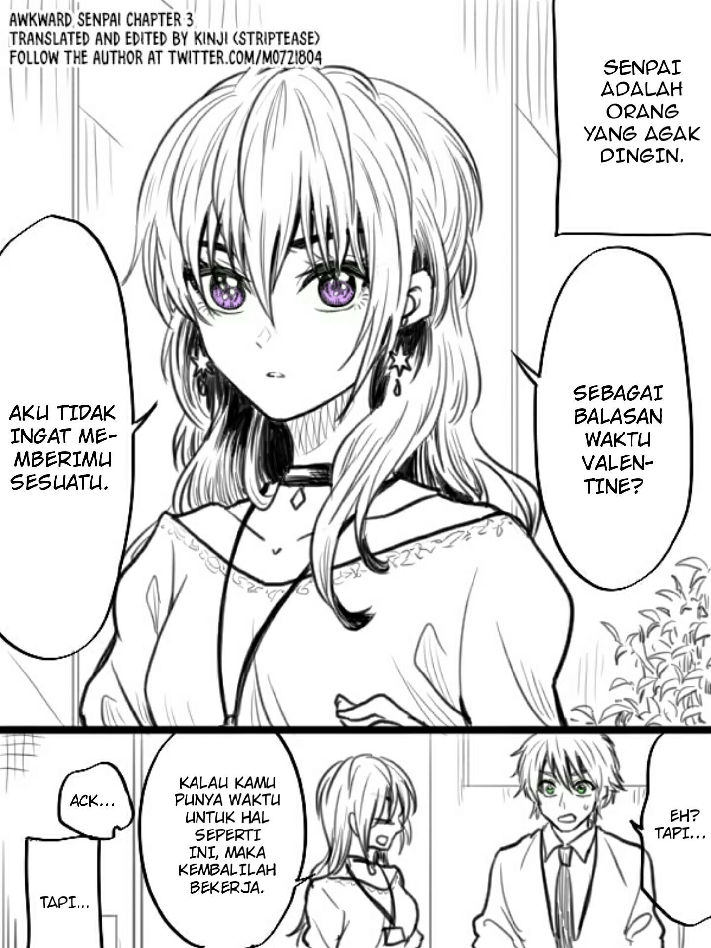Awkward Senpai Chapter 03 Gambar 1
